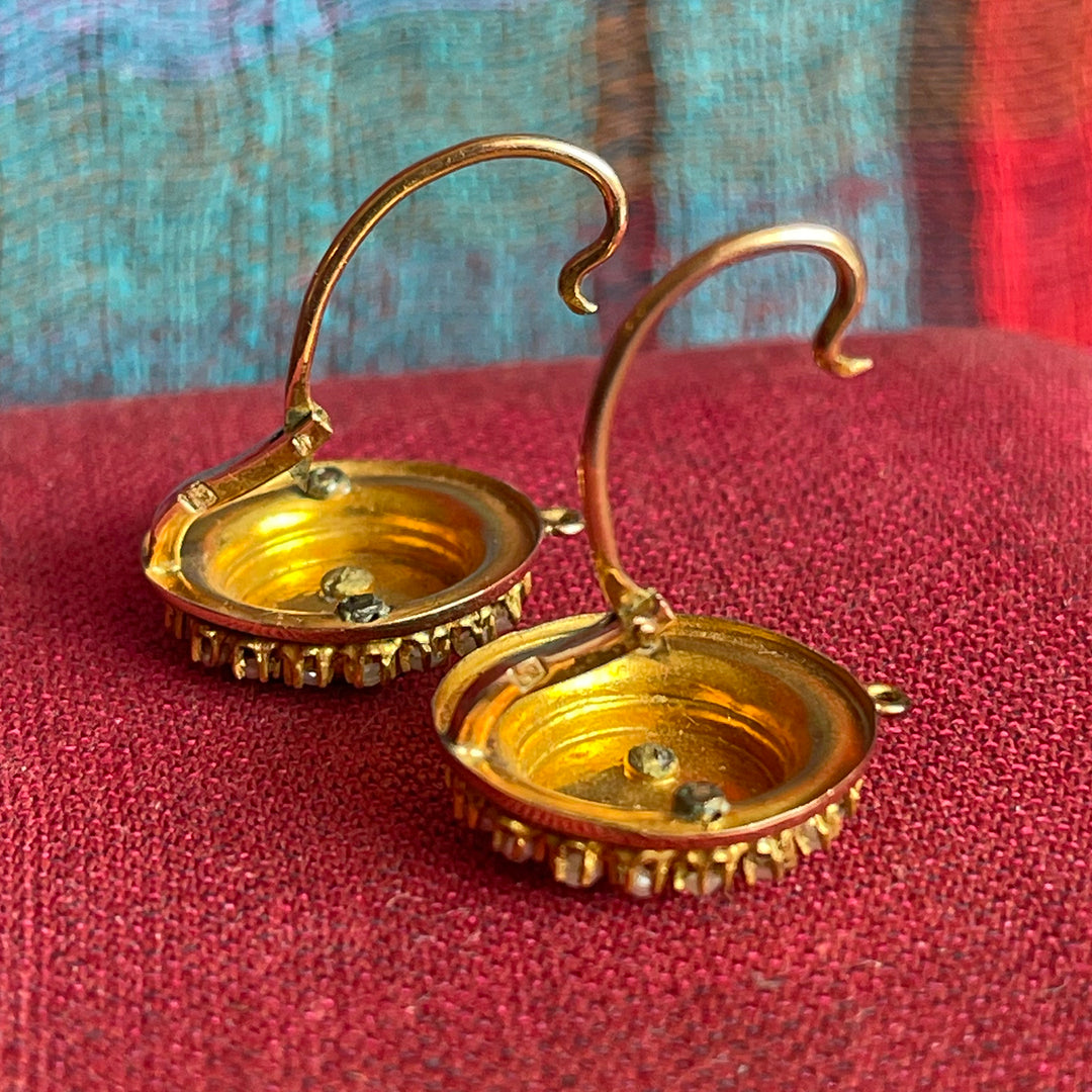 Victorian Enamel Cherub Jewelry Set A Whimsical Treasure