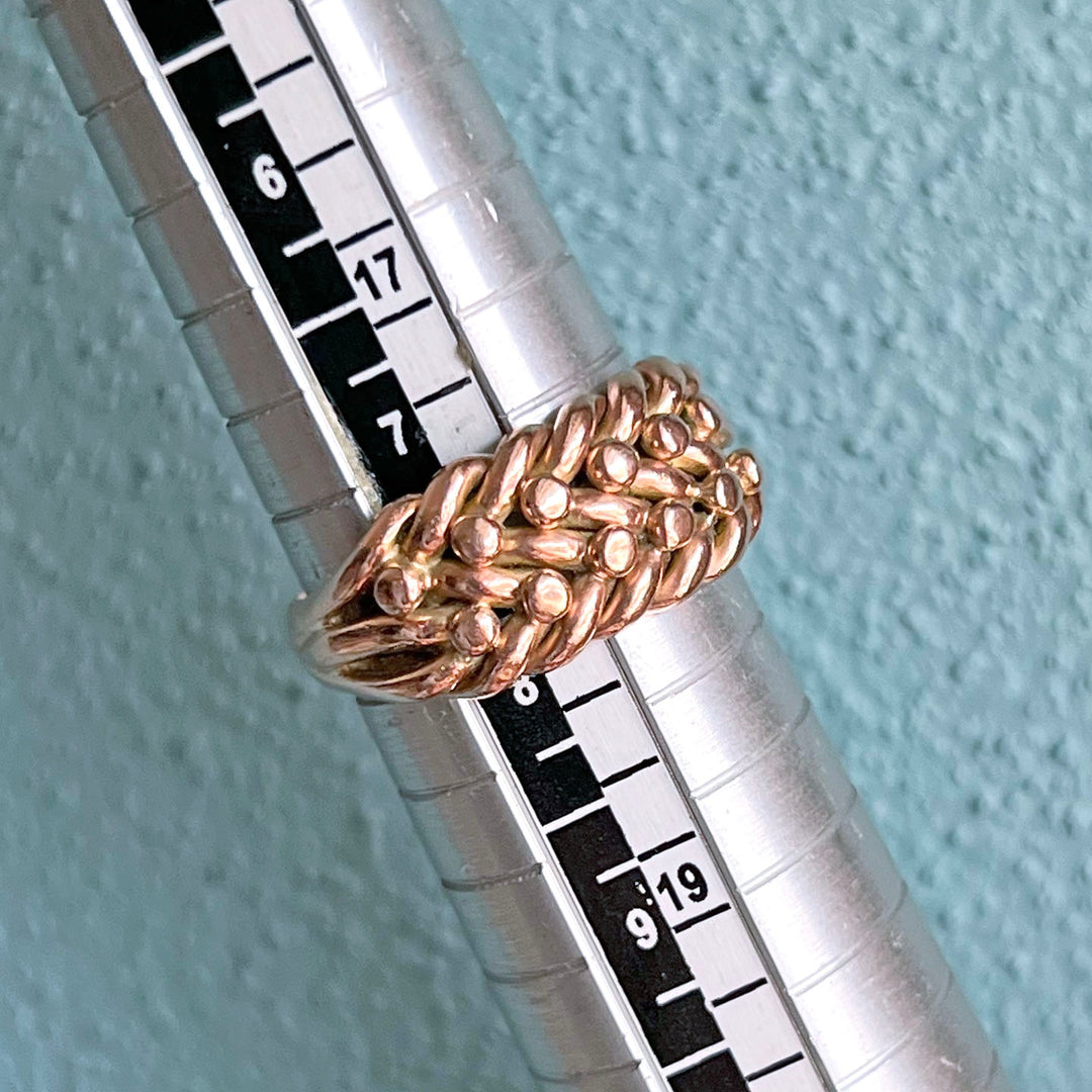 Antique Edwardian Gold Keeper Ring Chester 1903