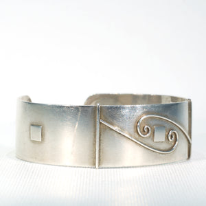 Mid-Century Danish Silver Cuff Bracelet