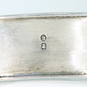 Victorian Silver Buckle Bangle, Dtd. 1884