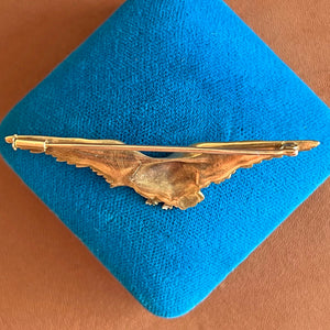 Antique 18k French Eagle Brooch c.1900
