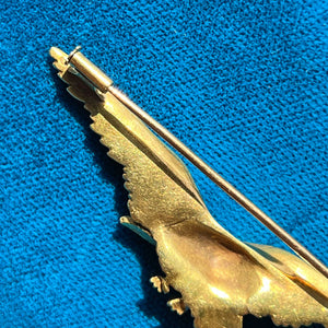 Antique 18k French Eagle Brooch c.1900