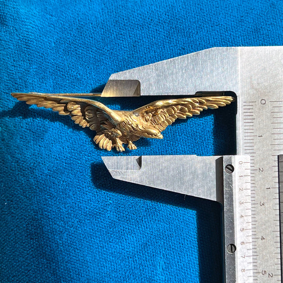 Antique 18k French Eagle Brooch c.1900
