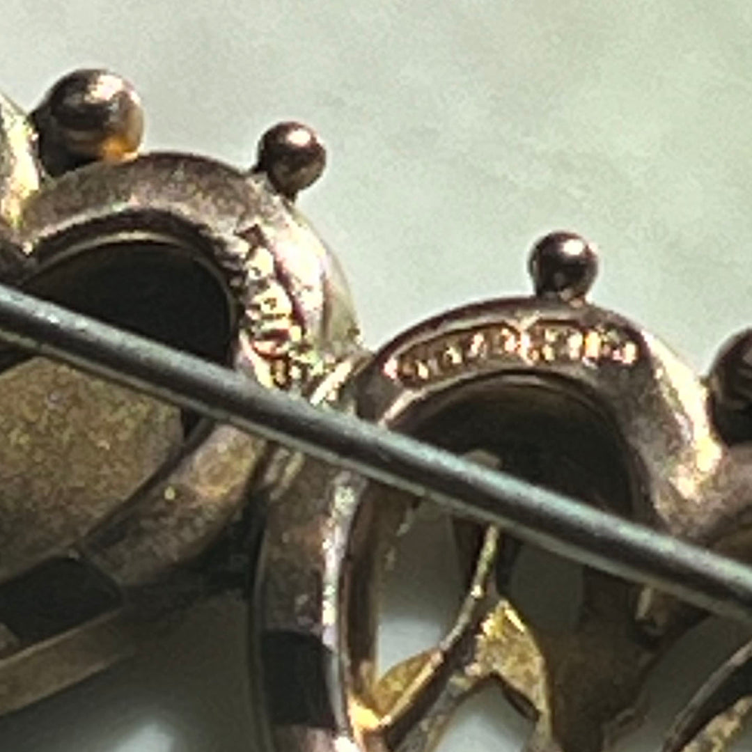 Antique Brooch Queen Victoria Diamond Jubilee 9k Gold Victorian