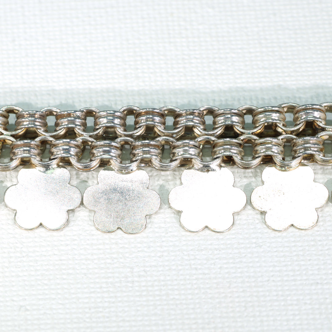 Antique Victorian Sterling Silver Collar Necklace c. 1880