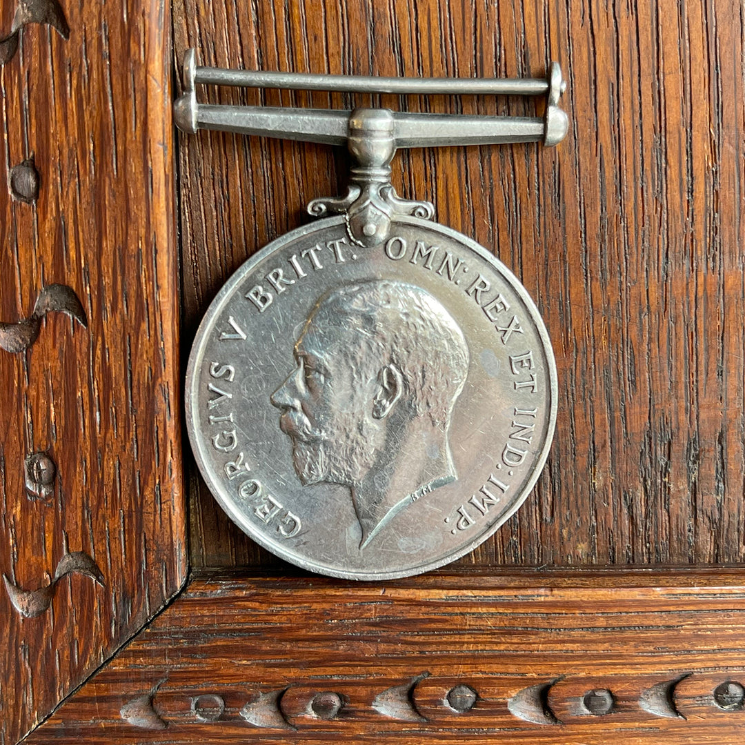 British WWI Victory Medal, Medallion, King George V, Named to C.G. Munro, B.R.C. & St. J.J.