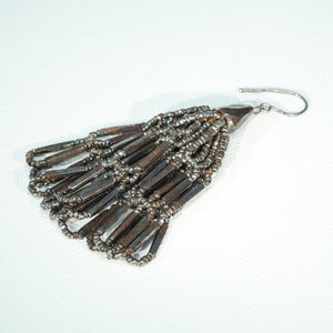 Fantastic Georgian Cut-Steel Tassel Earrings c. 1800