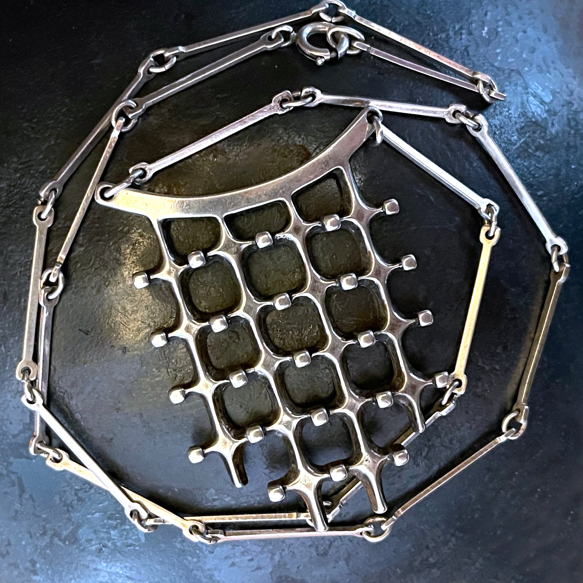 Vintage Marianne Berg for David Andersen Silver Necklace