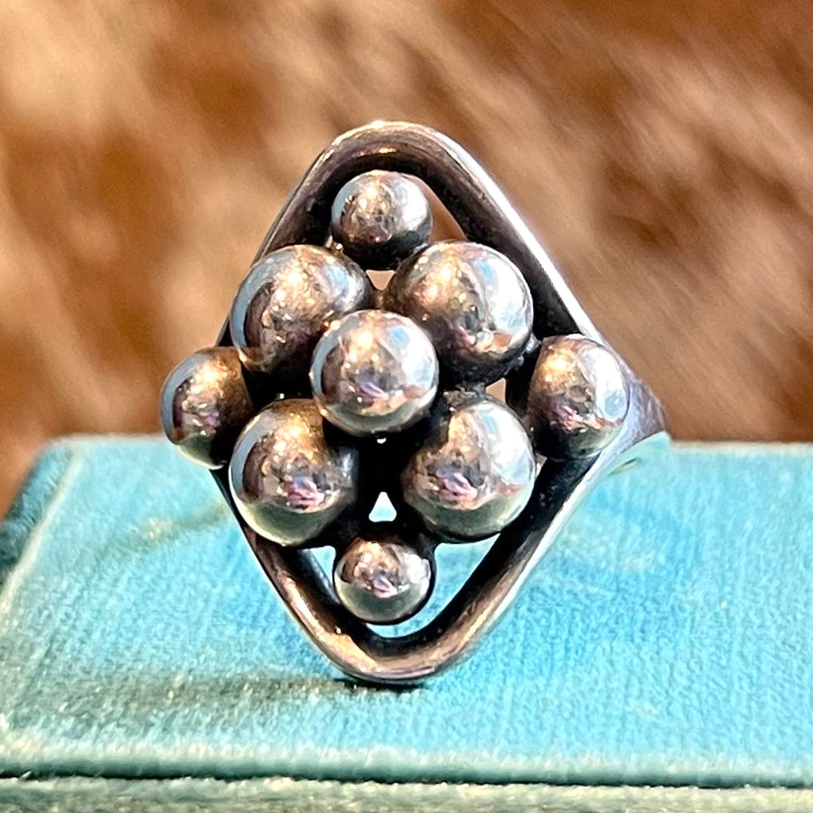 Vintage Silver Modernist Ring by Erik Granit, Helsinki, Finland, 1967