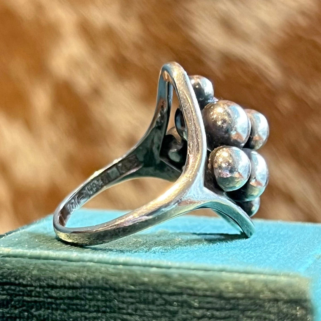 Vintage Silver Modernist Ring by Erik Granit, Helsinki, Finland, 1967