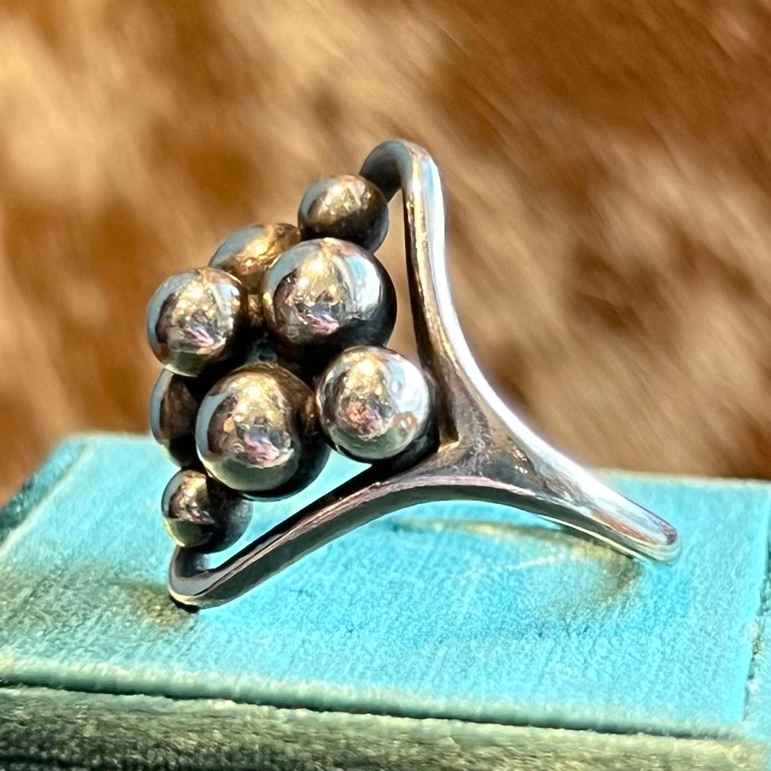 Vintage Silver Modernist Ring by Erik Granit, Helsinki, Finland, 1967