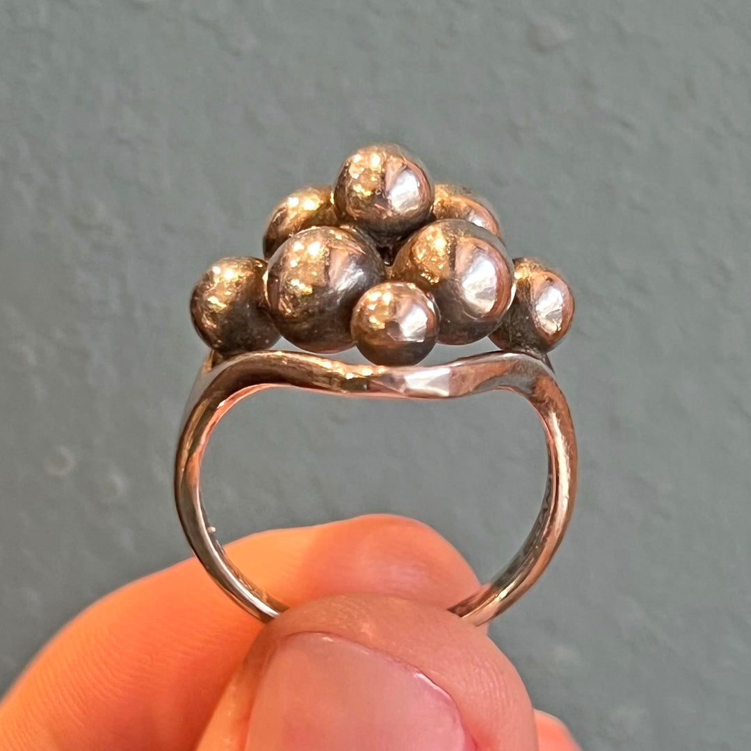 Vintage Silver Modernist Ring by Erik Granit, Helsinki, Finland, 1967