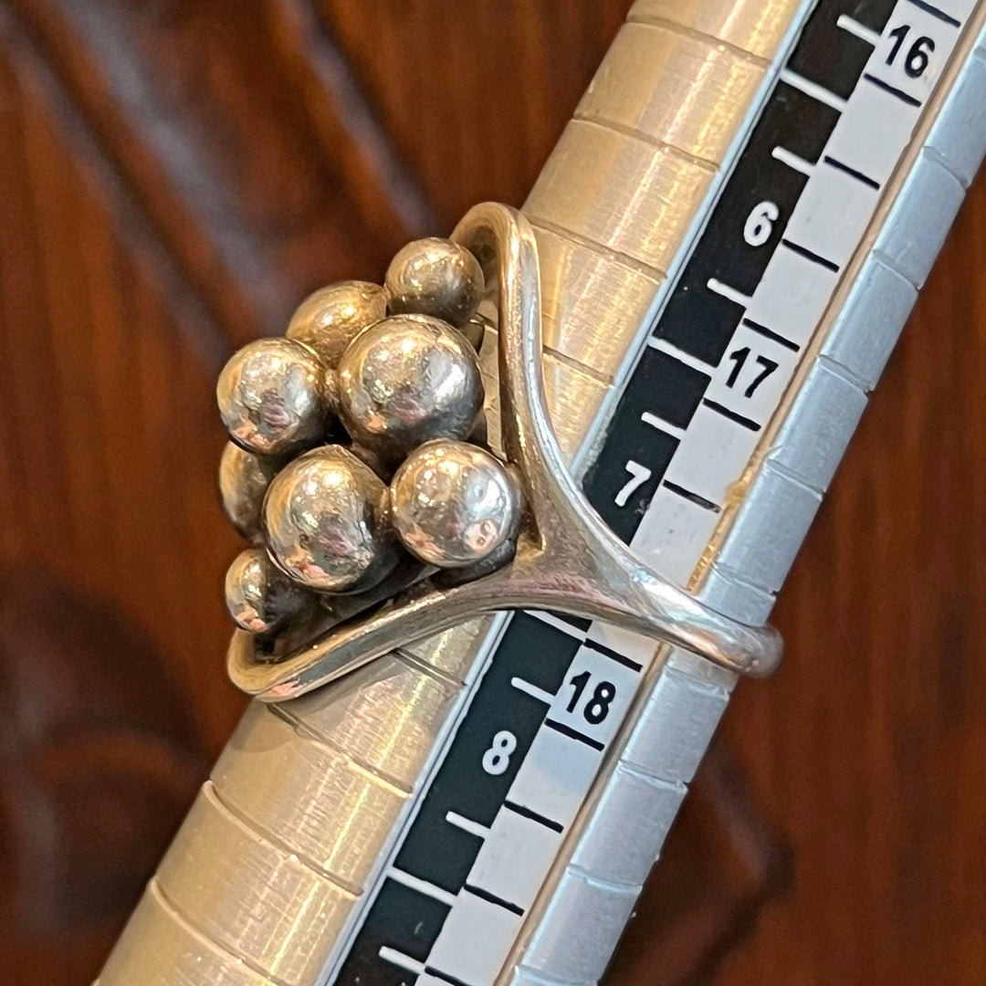 Vintage Silver Modernist Ring by Erik Granit, Helsinki, Finland, 1967