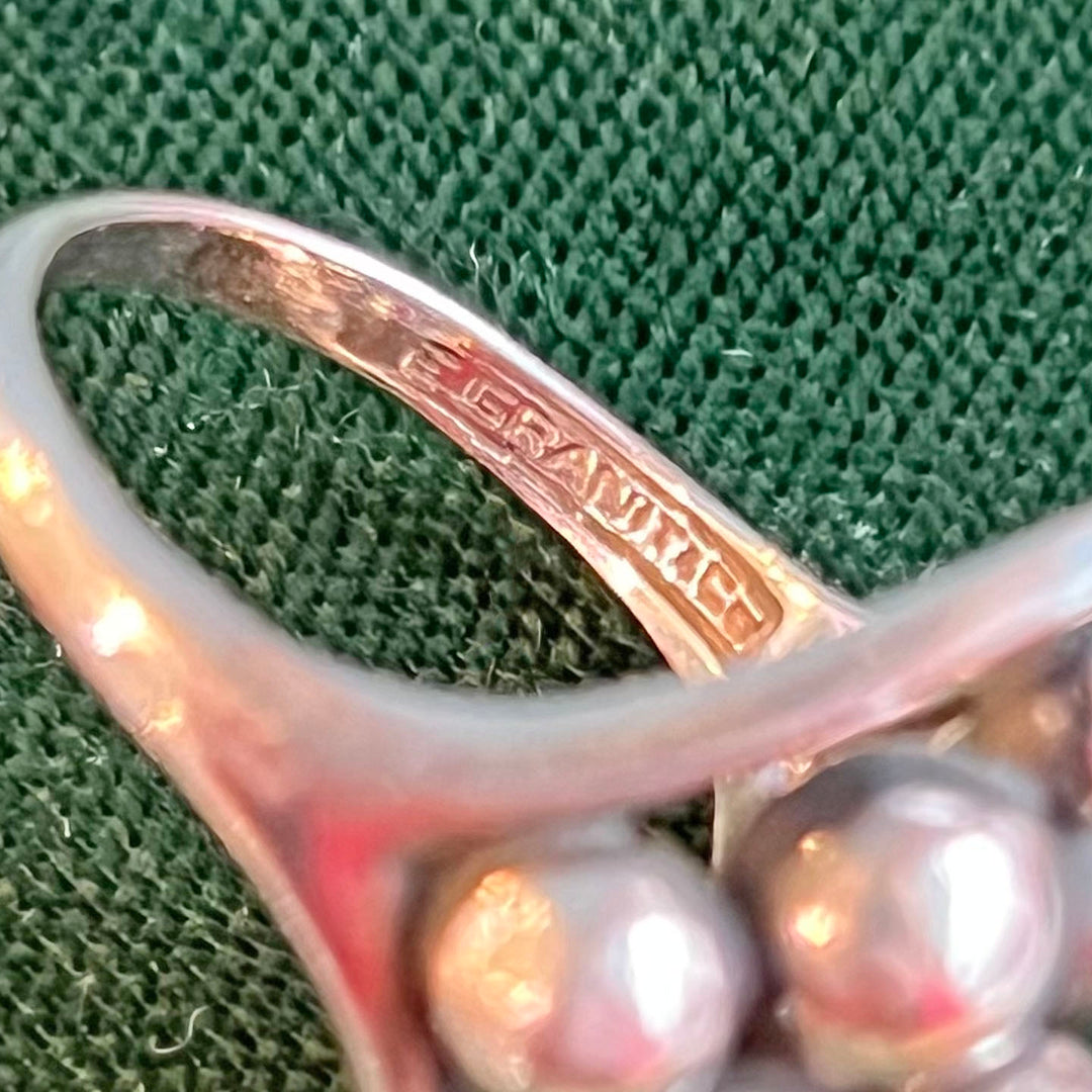 Vintage Silver Modernist Ring by Erik Granit, Helsinki, Finland, 1967
