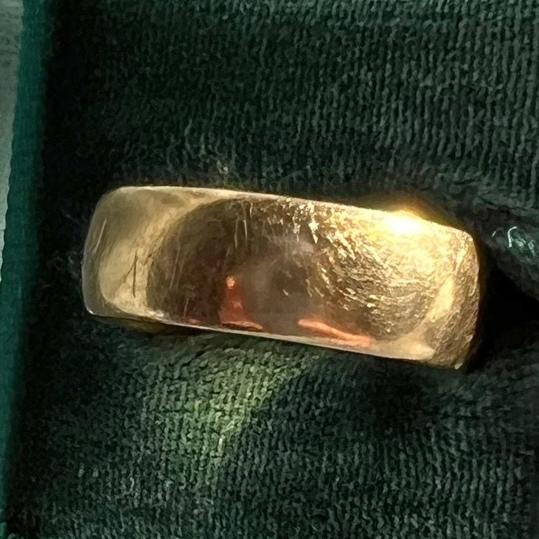 Victorian 18k Gold Victorian Band, "Aug. 19th 1888"
