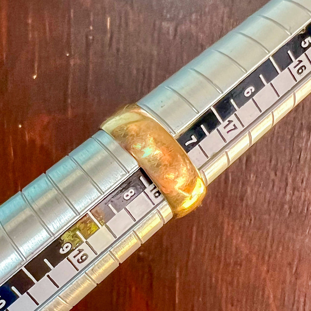 Victorian 18k Gold Victorian Band, "Aug. 19th 1888"