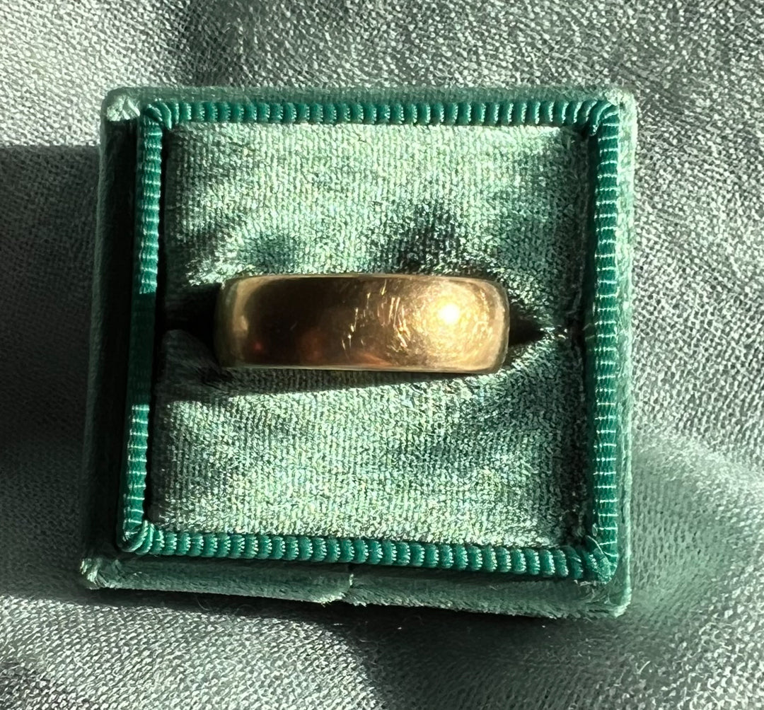 Victorian 18k Gold Victorian Band, "Aug. 19th 1888"