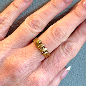 Victorian 18k Gold Snake Ring Dated 1892