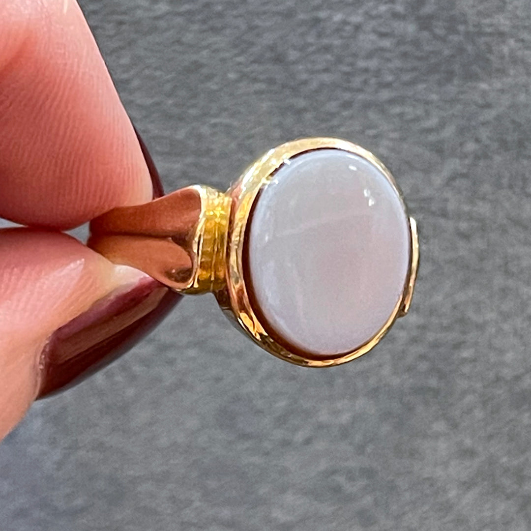 Antique Sardonyx Signet Ring Birmingham 1891