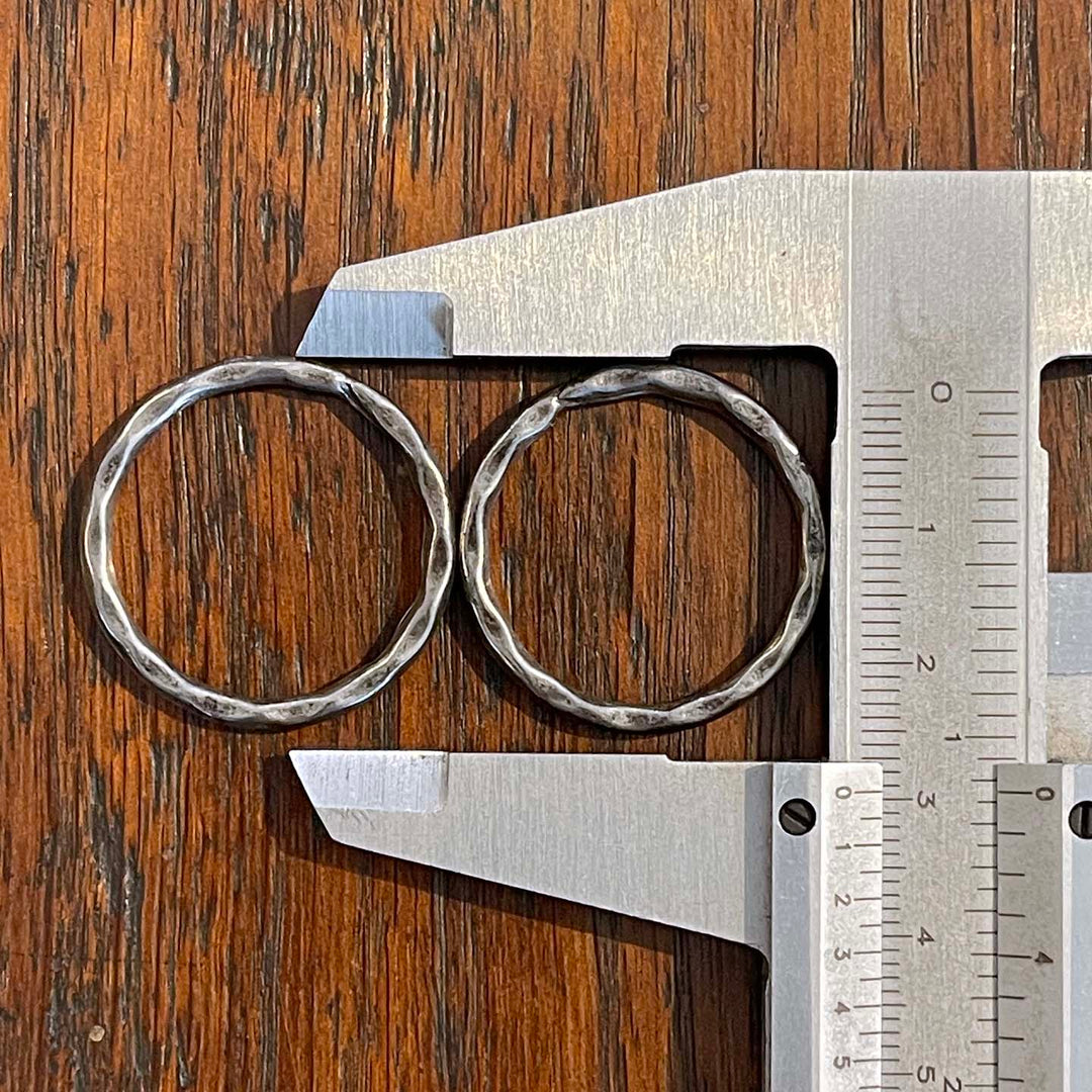 Victorian Gun Metal Split Rings, c. 1870