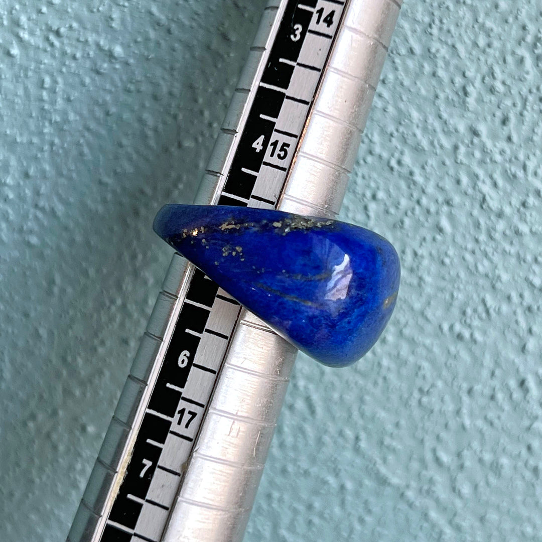 Unusual Art Deco Lapis Lazuli Ring 18k Gold c.1920