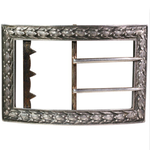 Antique Art Nouveau French Silver Belt Buckle c. 1890