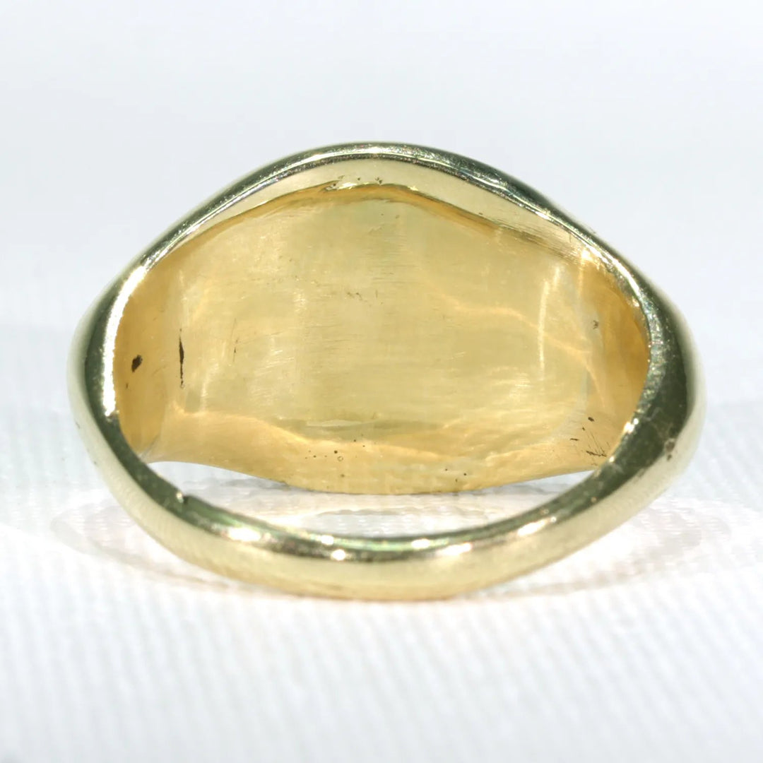 3rd Century Roman Intaglio Carnelian Gold Ring 18k