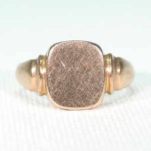 Antique Art Deco Gold Signet Ring Hallmarked 1922