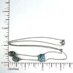Antique Arts and Crafts Silver Turquoise Necklace