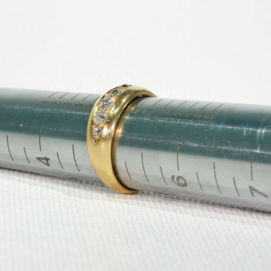 Antique Edwardian 5 Stone Diamond Ring 18K Gold