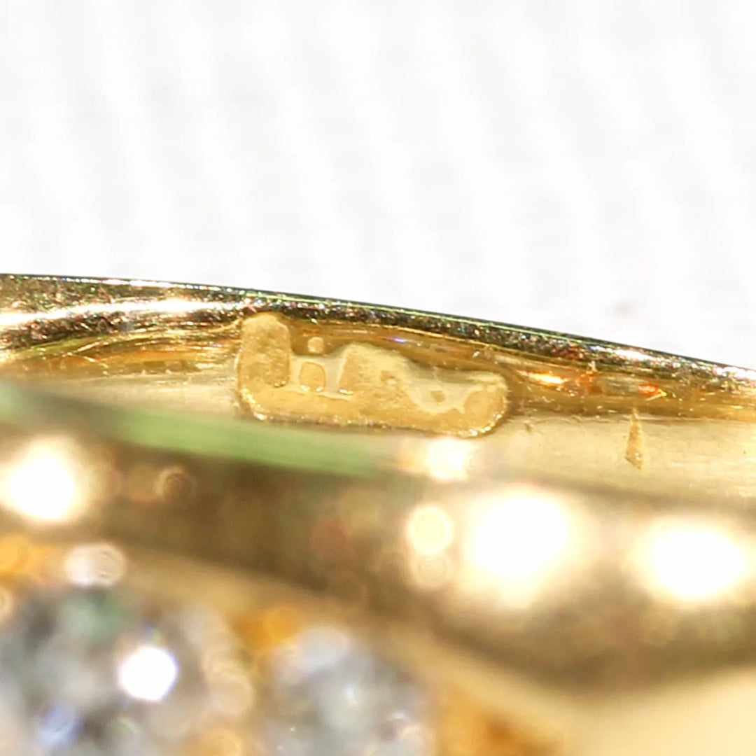 Antique Edwardian 5 Stone Diamond Ring 18K Gold
