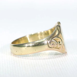 Antique Edwardian Gold Signet Ring