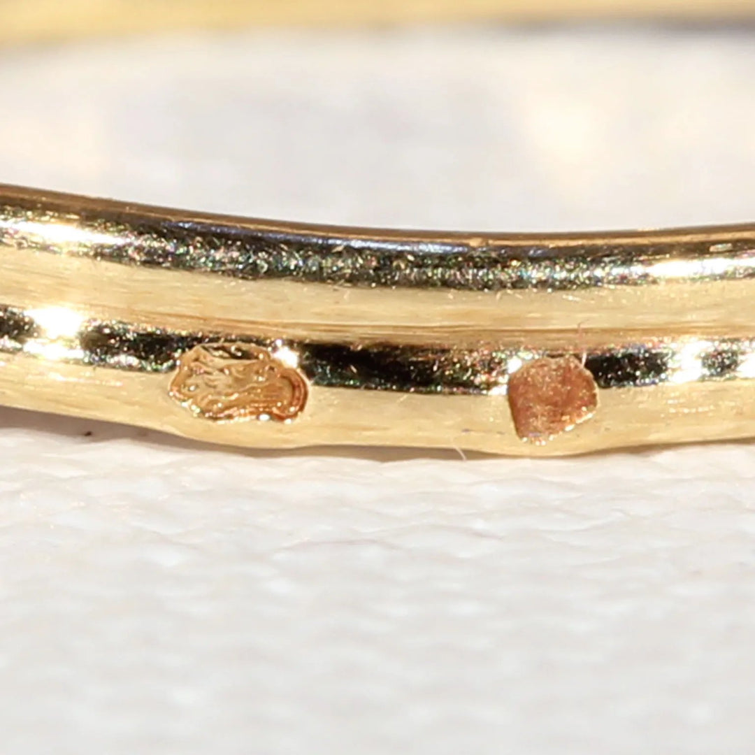 Antique French Ruby Diamond Ring 18k Gold Platinum