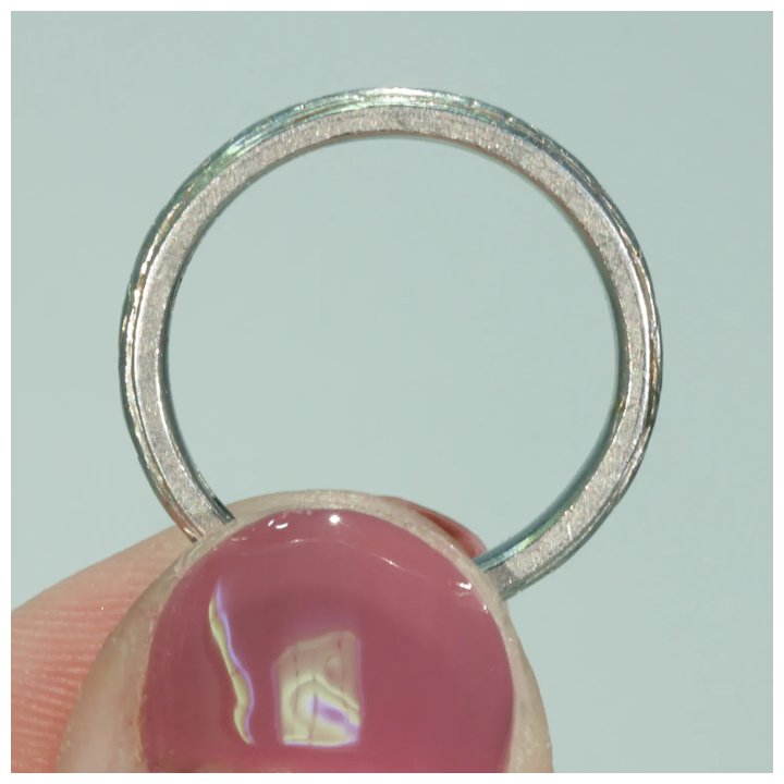 Antique Platinum Wedding Band Ring Inscribed 'Fidelity'