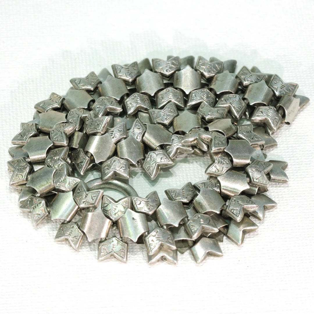 Antique Silver Victorian Collar Necklace