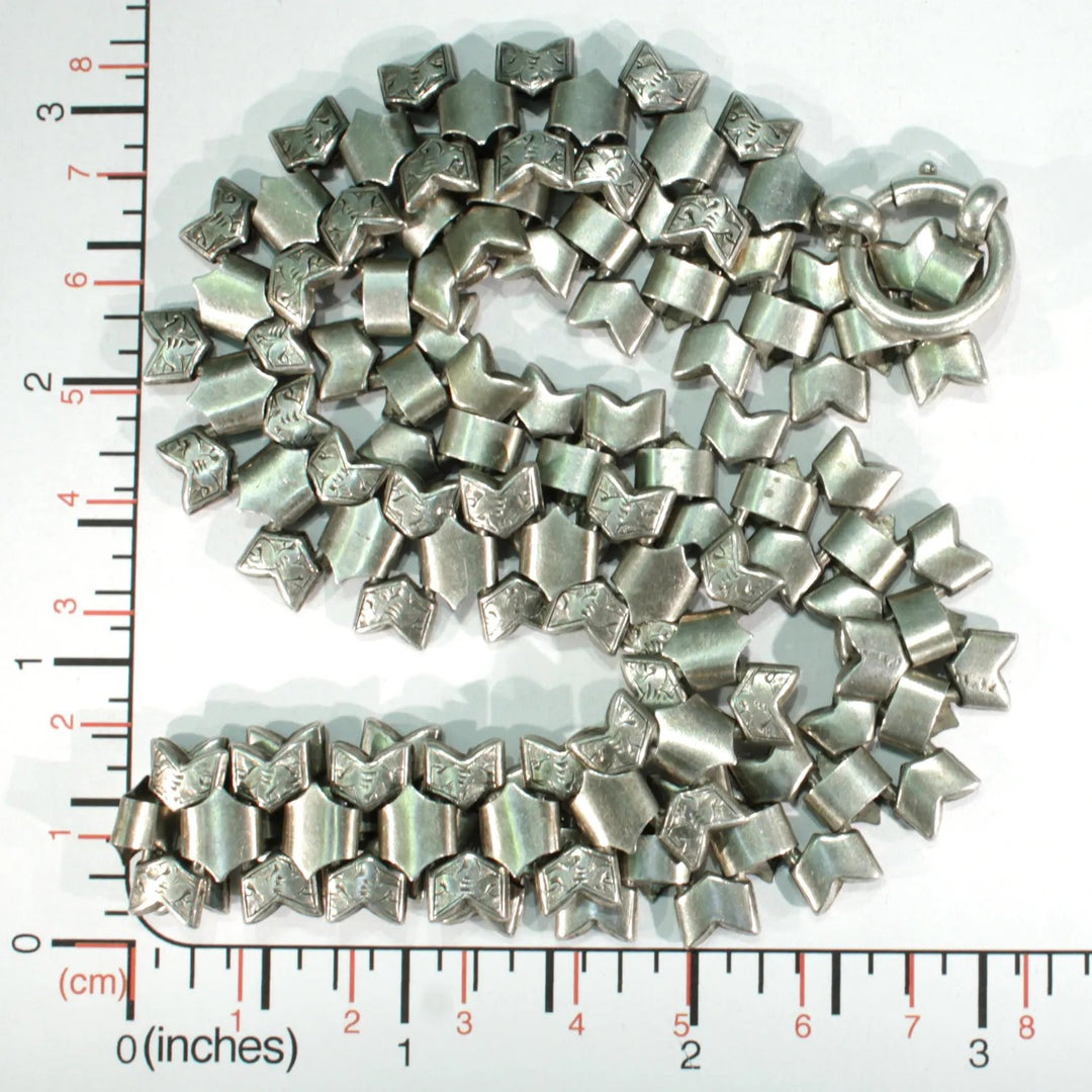 Antique Silver Victorian Collar Necklace