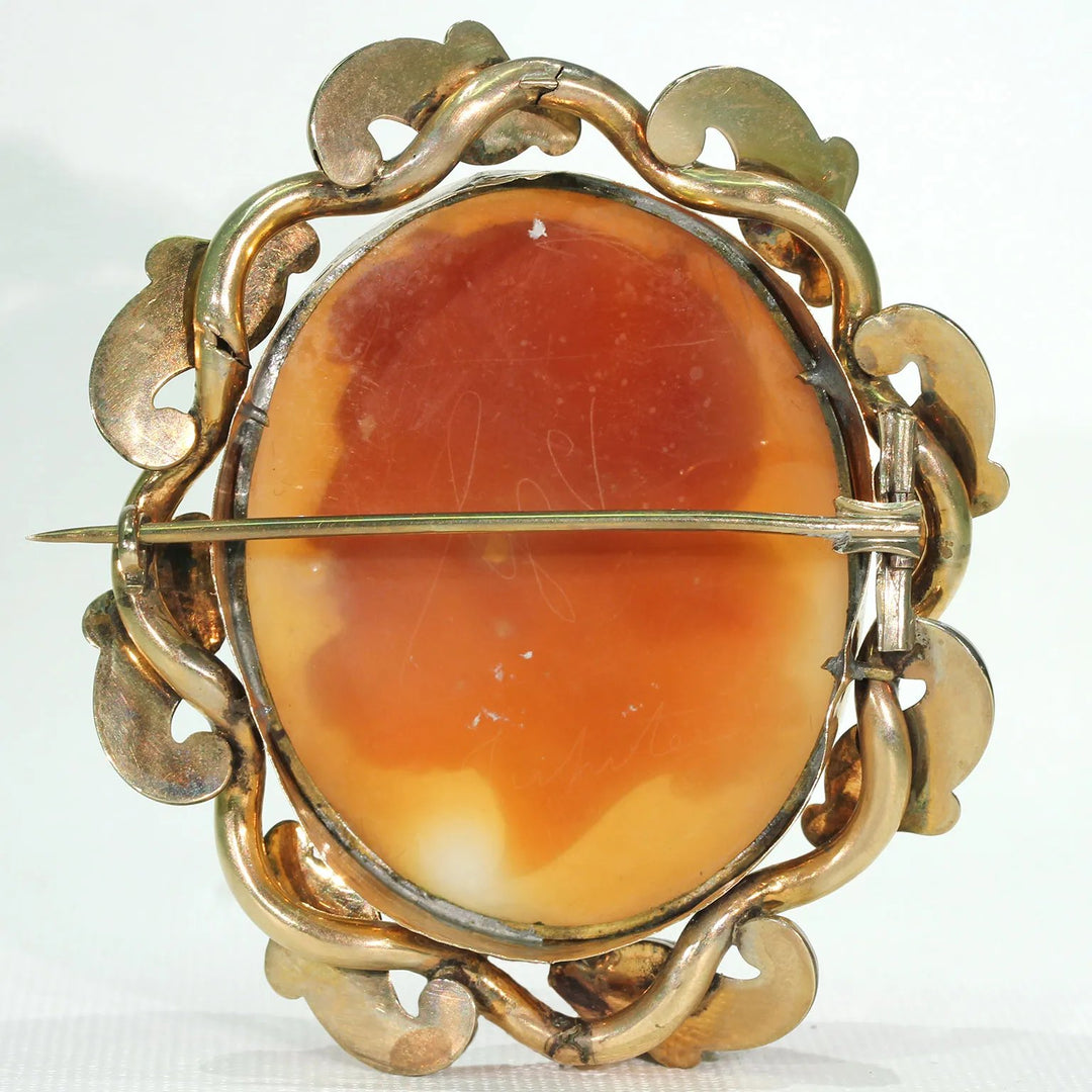Antique Victorian Cameo Brooch of Jupiter
