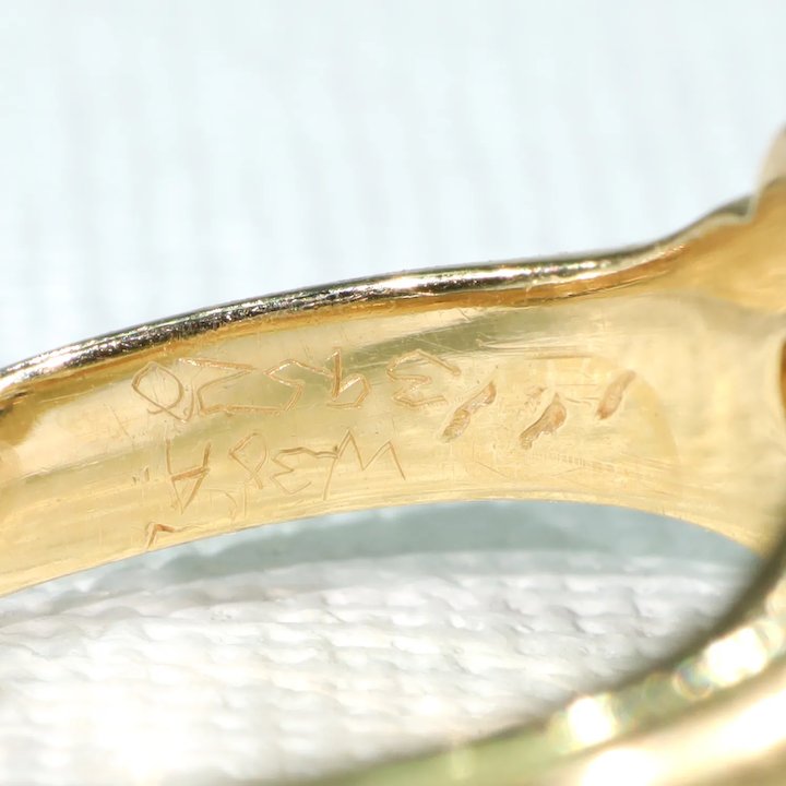 Antique Victorian Diamond Cluster Ring Engagement Hallmarked 18k Gold
