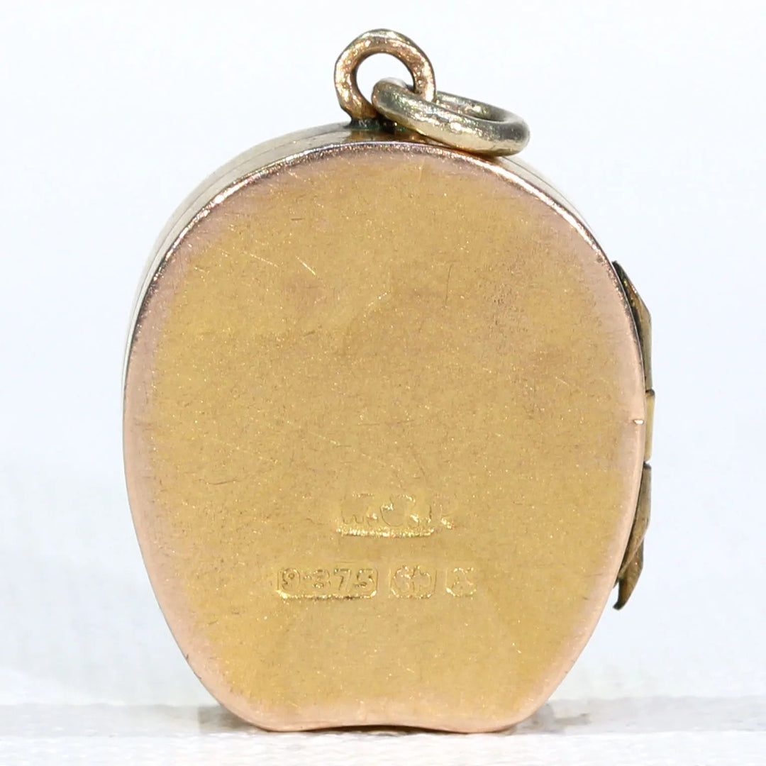 Antique Victorian Gold Flowers and Cross Locket