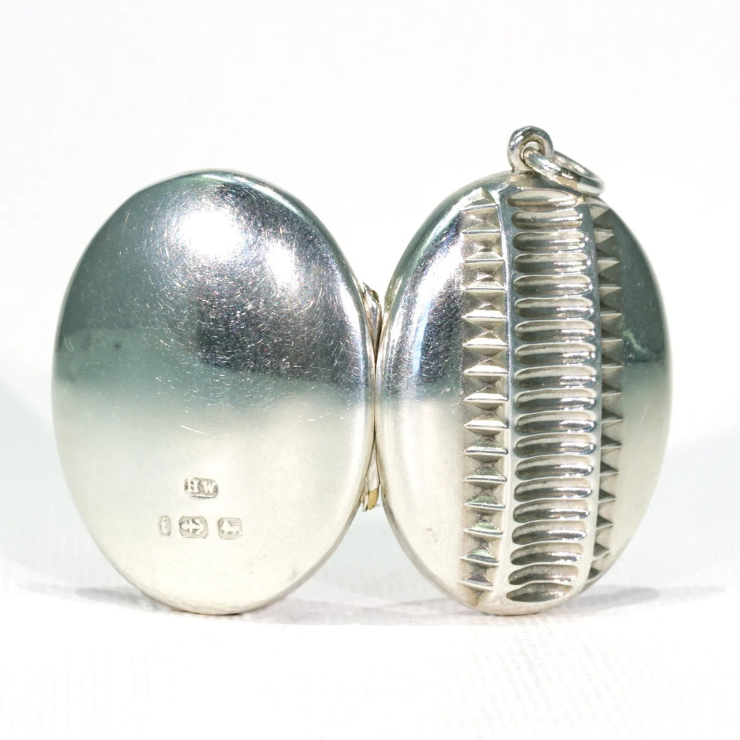 Antique Victorian Silver Locket Dated 1880