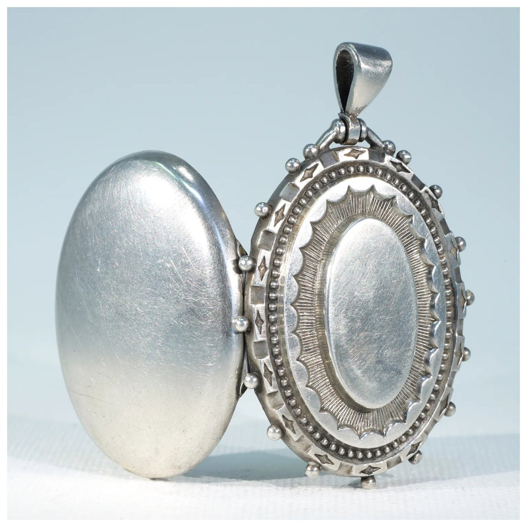 Antique Victorian Silver Locket