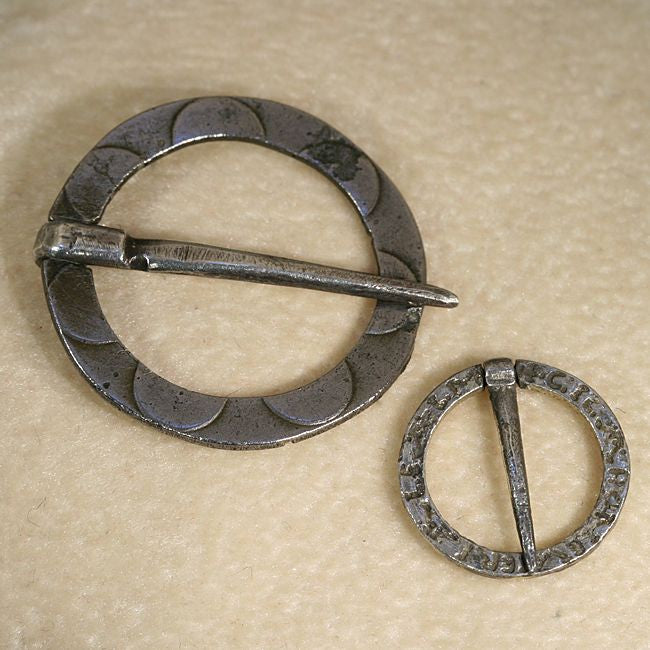 Rare Antique Middle Ages Silver Pins, French c.1460