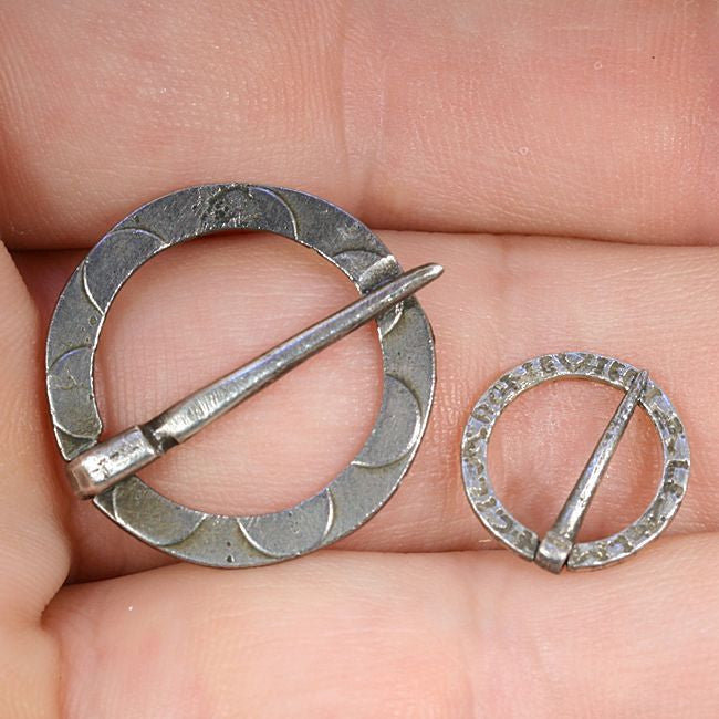 Rare Antique Middle Ages Silver Pins, French c.1460