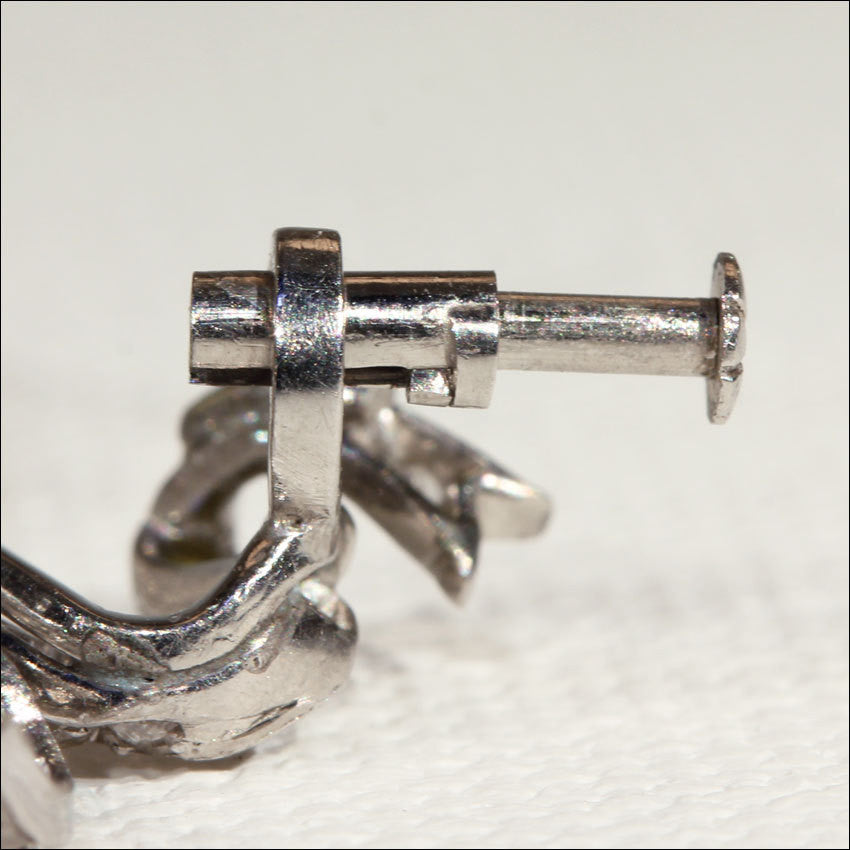 Edwardian Diamond, Pearl and Platinum Pendant Brooch, Garland Era Convertible