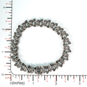 Sparkling Vintage Silver Marcasite Bracelet