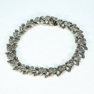 Sparkling Vintage Silver Marcasite Bracelet