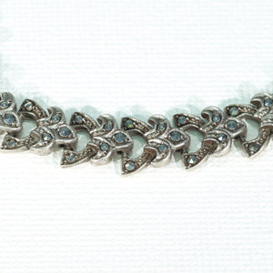 Sparkling Vintage Silver Marcasite Bracelet