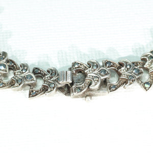 Sparkling Vintage Silver Marcasite Bracelet