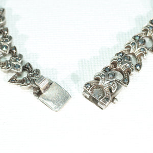 Sparkling Vintage Silver Marcasite Bracelet