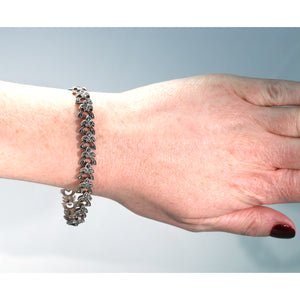 Sparkling Vintage Silver Marcasite Bracelet